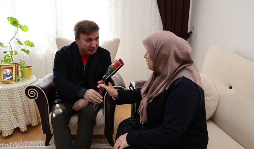 Şehit Annesine 8 Mart Ziyareti