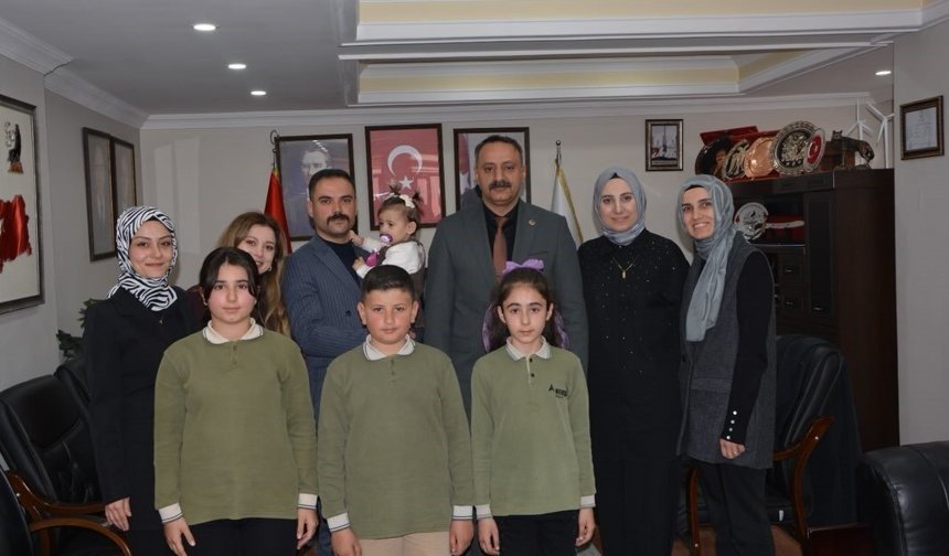 İliç'te Öğrenci ve Öğretmenler Belediyede Ağırlandı