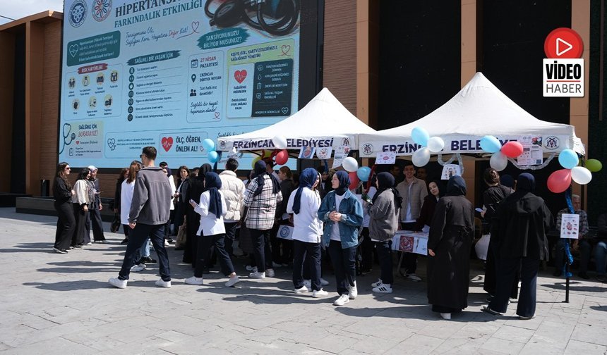 EBYÜ Öğrencilerinden Hipertansiyon Farkındalık Etkinliği