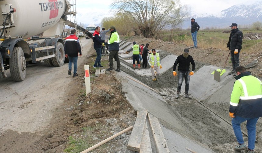 Erzincan'da Sulama Altyapısı Güçleniyor
