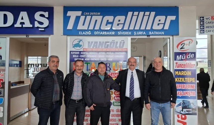 Tan, Terminal Esnafını Ziyaret Etti