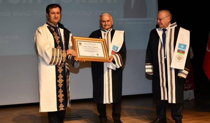 Yıldırım’a Fahri Doktora Unvanı Verildi