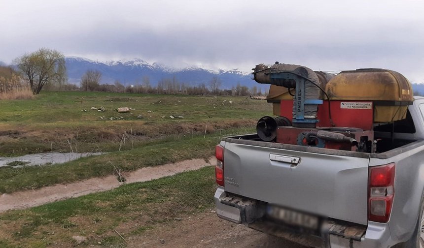 Erzincan'da Larva İle Mücadele Çalışmaları Başladı