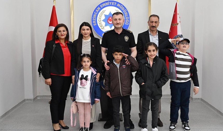 Erzincan Emniyeti'nde Polis Haftası'na Özel Buluşma