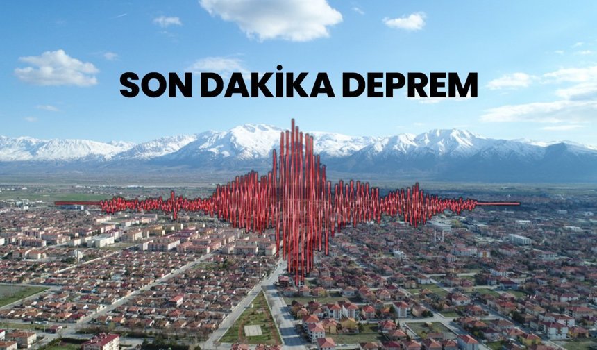 Erzincan'da An İtibarıyla Deprem Meydana Geldi