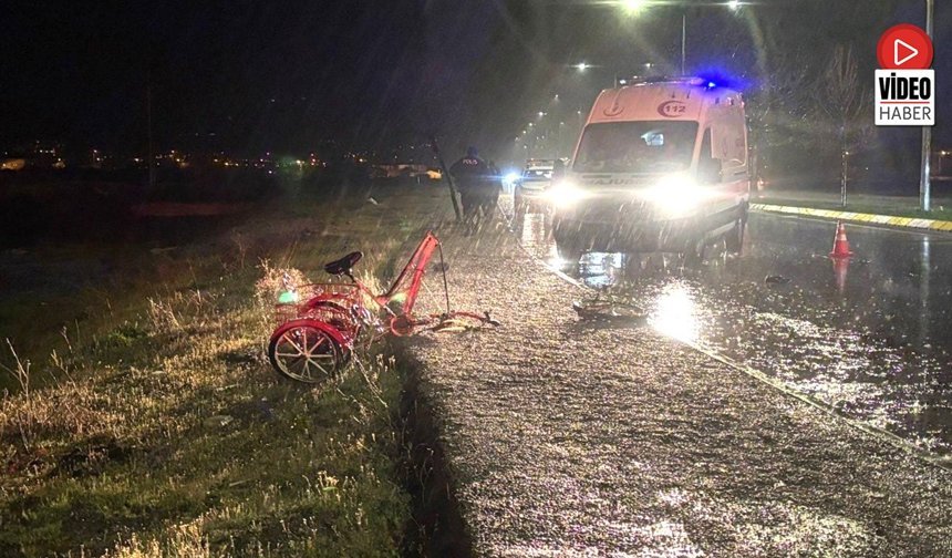 Taksi ile Çarpışan Bisiklet Sürücüsü Hayatını Kaybetti