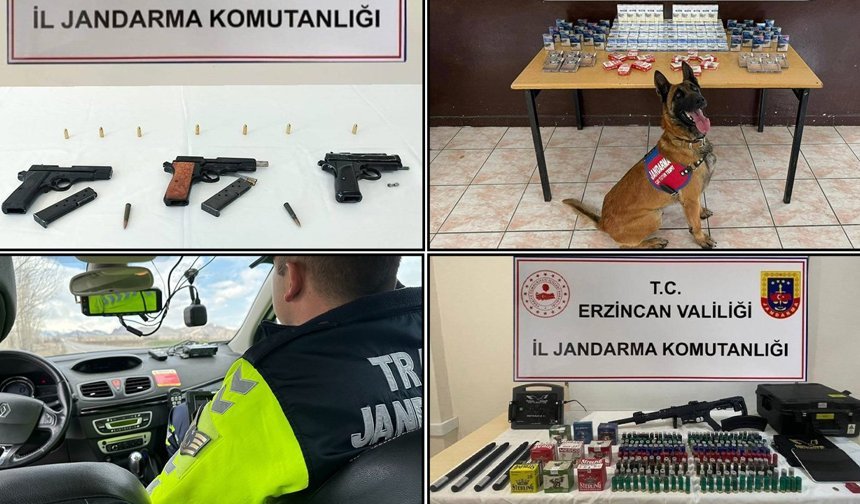 Erzincan Jandarmasından Mart Ayı Raporu