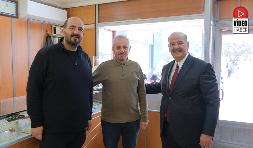 Başkan Adayı Tan'dan Kuyumculara Ziyaret