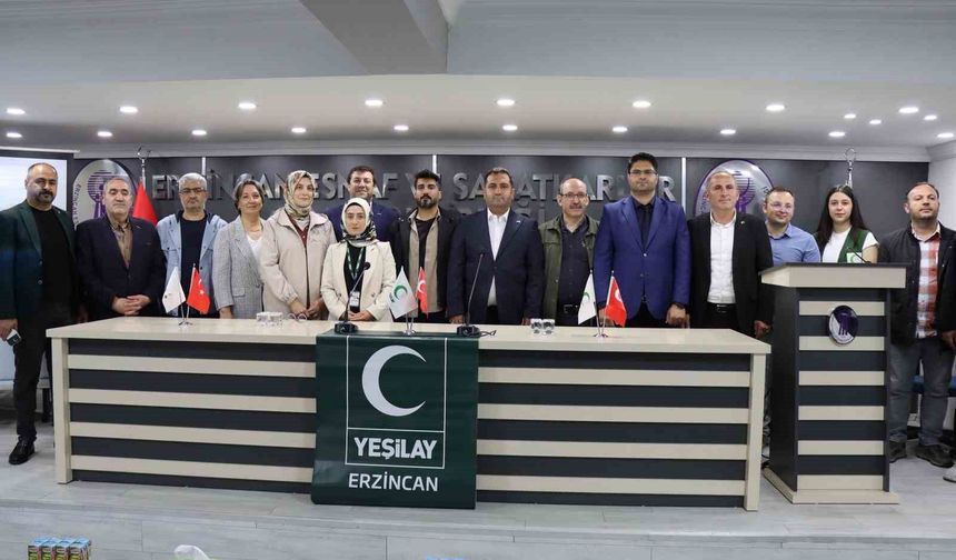 Yeşilay Erzincan Şubesi Genel Kurulu Yapıldı