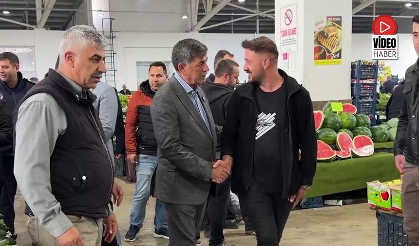Başkan Aksun, Pazarcı Esnafı ve Vatandaşlarla Buluştu