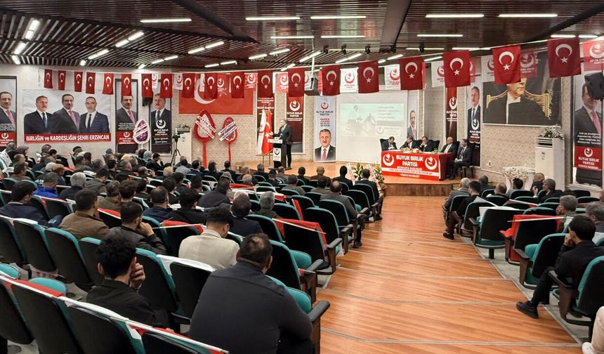 BBP Erzincan 2. Olağan Genel Kurulu Gerçekleştirildi