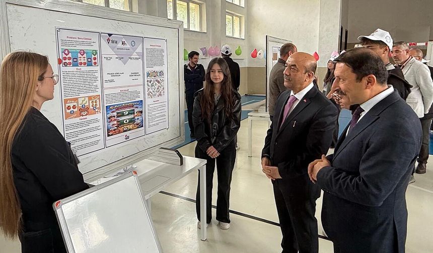 Öğrencilerin Bilimsel Projeleri Erzincan'da Sergilendi