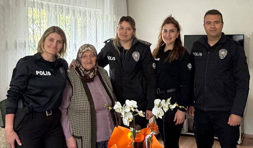 Erzincan Emniyeti, Şehit Ailelerini Anneler Günü’nde Yalnız Bırakmadı