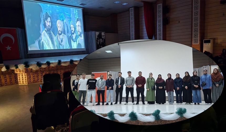 Erzincan Müftülüğünden Gençlere Manevi Sinema Etkinliği