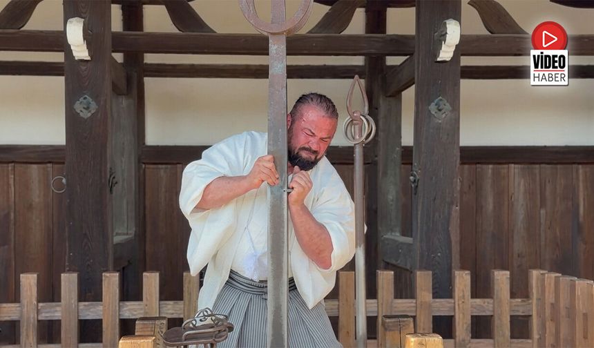 Milli Güreşçi Serhat Sarıçiçek Japonya’da Gücüyle Hayran Bıraktı