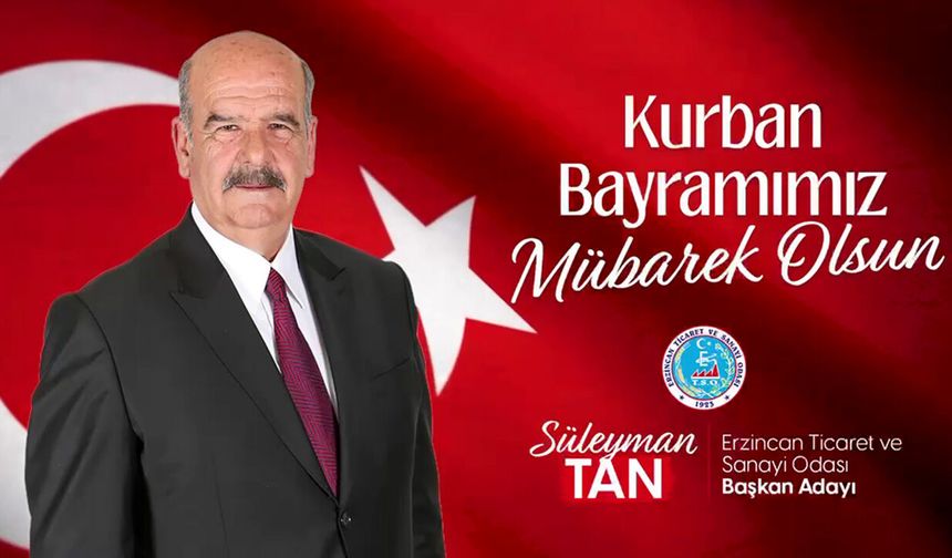 TSO Başkan Adayı Tan’dan Kutlama Mesajı