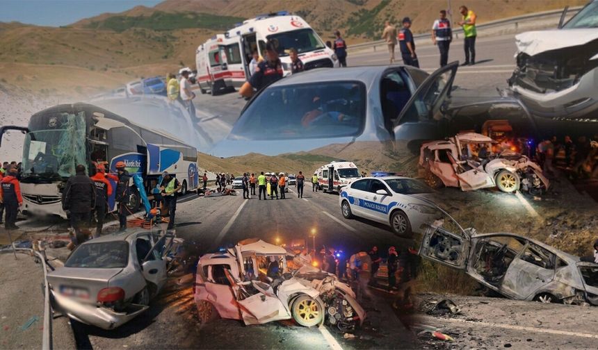 Erzincan'da Trafik Kazalarının Acı Karnesi