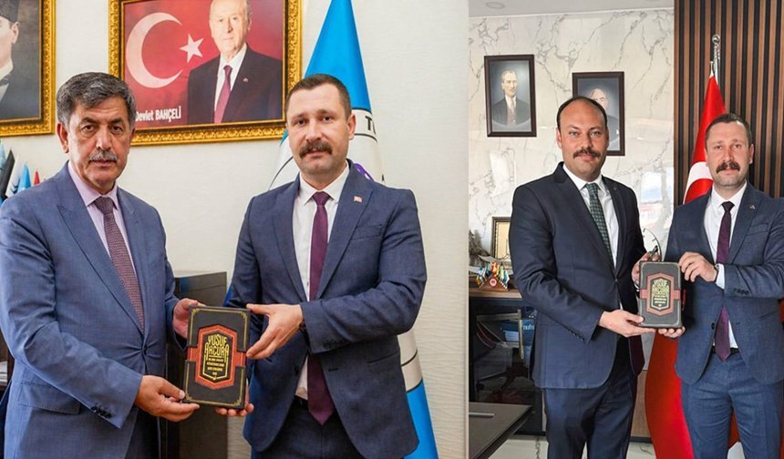 Ülkü Ocakları İl Başkanı Özger’den Aksun ve Özarslan’a Ziyaret