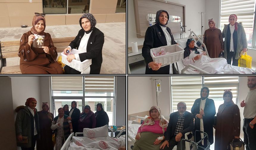 Yeniden Refah Partili Kadınlardan Hastanedeki Annelere Sürprizli Ziyaret