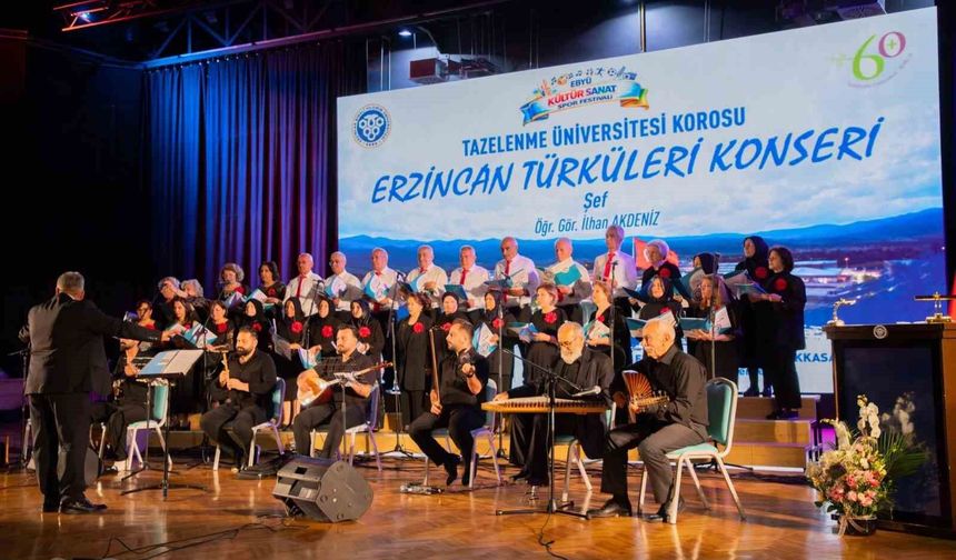 Tazelenme Üniversitesi Korosundan 'Erzincan Türküleri' Konseri