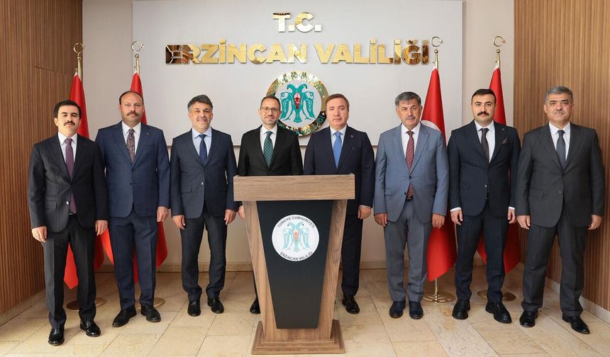 Adalet Bakan Yardımcısı Sedat Ayyıldız’dan Erzincan Valiliğine Ziyaret