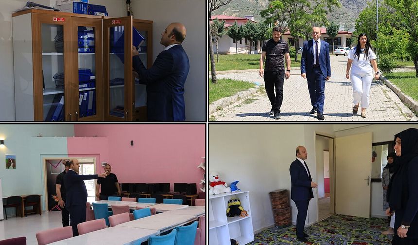 Çocuk Evleri Sitesi'nde Yeni İl Müdüründen İnceleme