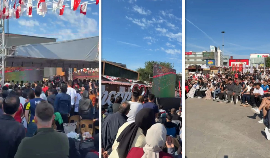 Türkiye Avustralya Maçı Heyecanı Erzincan Dörtyolda Yaşandı