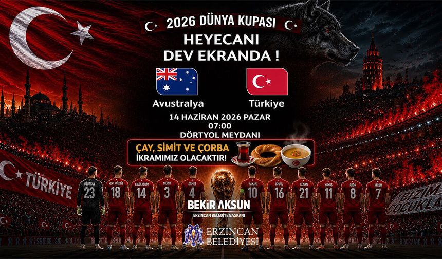 Millî Maç Coşkusu Dörtyol Meydanı’na Taşınıyor