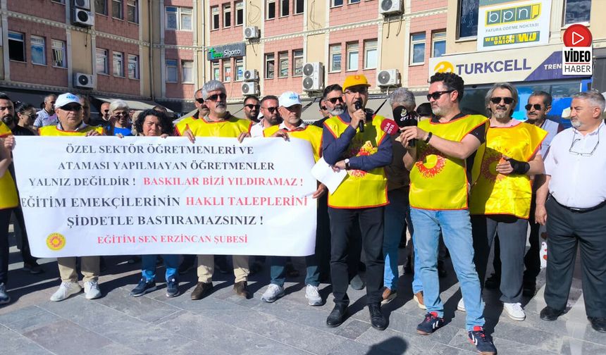 Eğitim Sen'den Gözaltılara Tepki