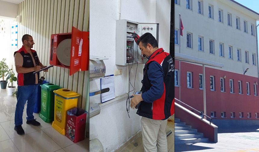 Erzincan’da Eğitim Kurumlarına İSG Kontrolü