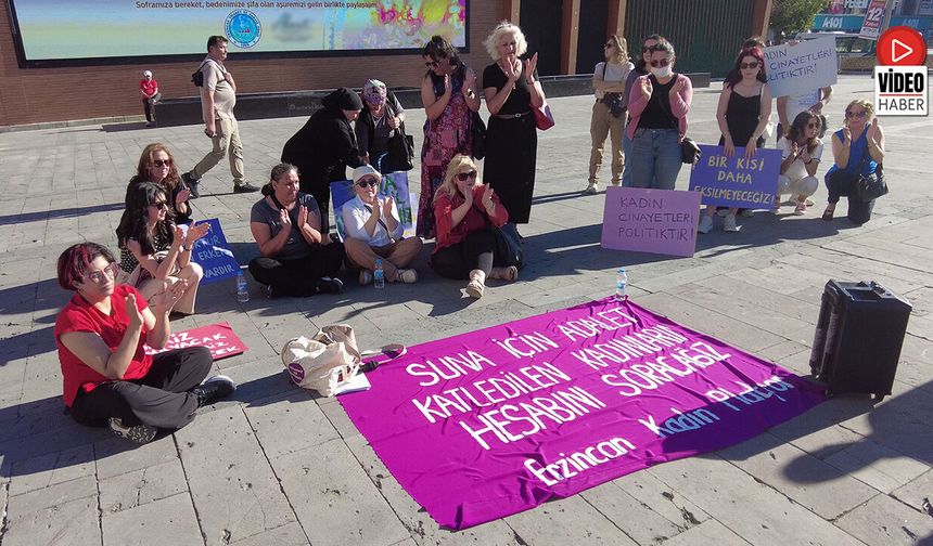 Erzincan’da Kadın Cinayetlerine Protesto