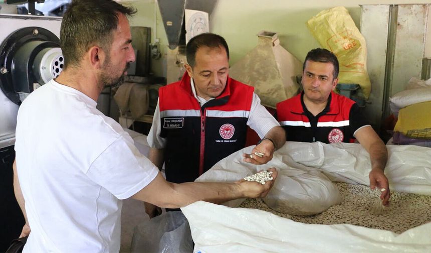 Koçaker, Hububat ve Bakliyat Eleme Tesisini Ziyaret Etti