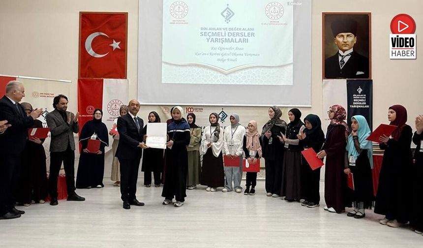 Kur'an-ı Kerim Tilavetinde Bölge Finalinin Adresi Erzincan Oldu