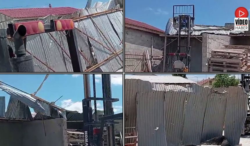Fırtınada Ağaçlar Devrildi, Çatılar Uçtu