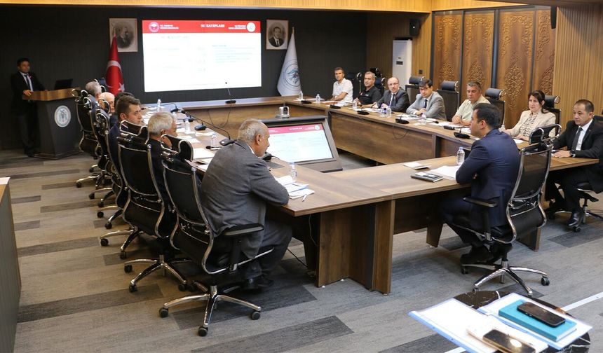 Erzincan'da İl Su Kurulu Toplantısı Düzenlendi