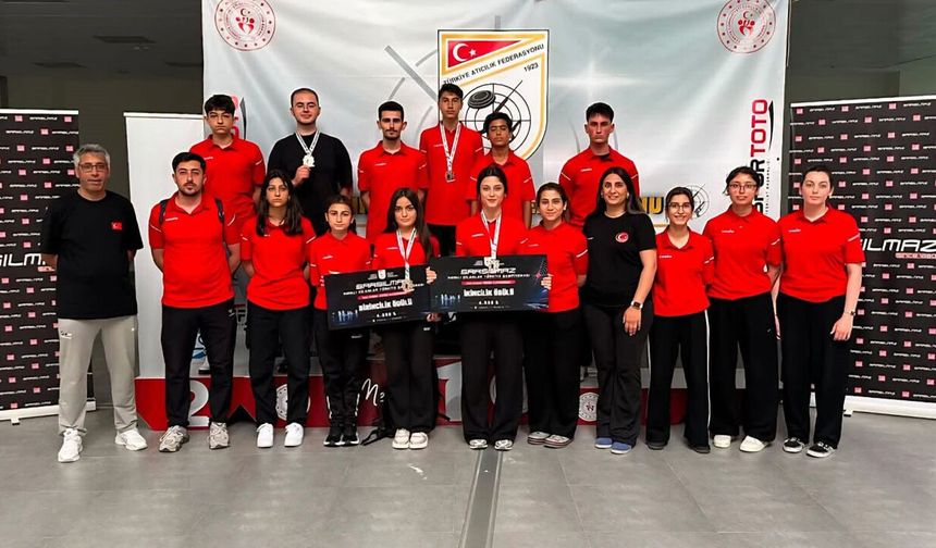 Erzincanlı Atıcılardan Türkiye Şampiyonası'nda 5 Madalya