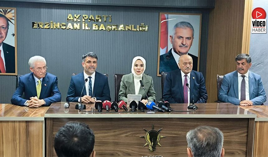 Bakan Göktaş Ak Parti Erzincan İl Başkanlığında Konuştu
