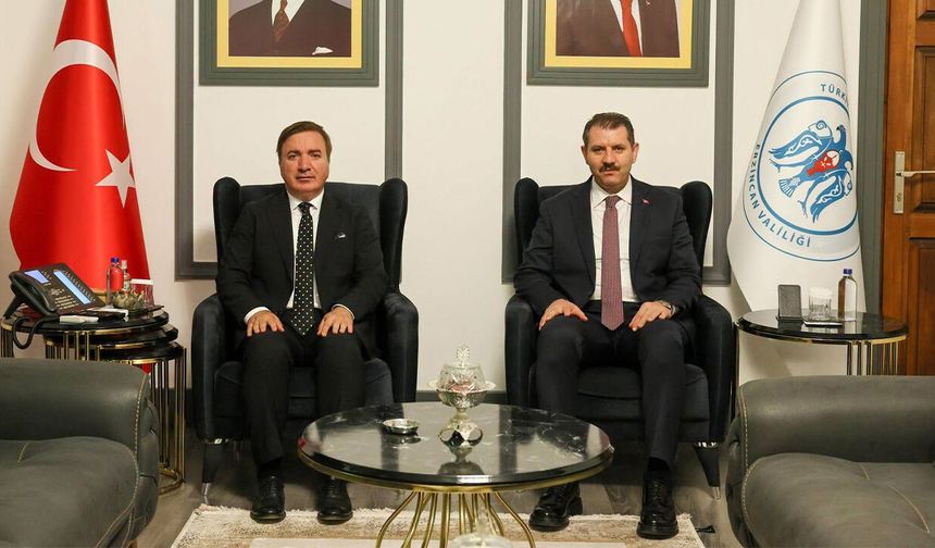 Bakan Yardımcısı Ayhan'dan Erzincan Valiliği'ne Ziyaret