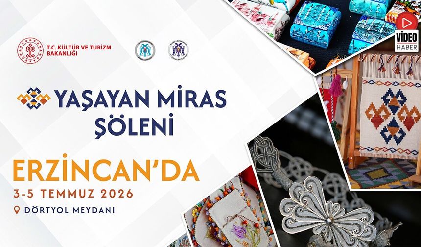 Erzincan’da “Yaşayan Miras Şöleni” Başlıyor