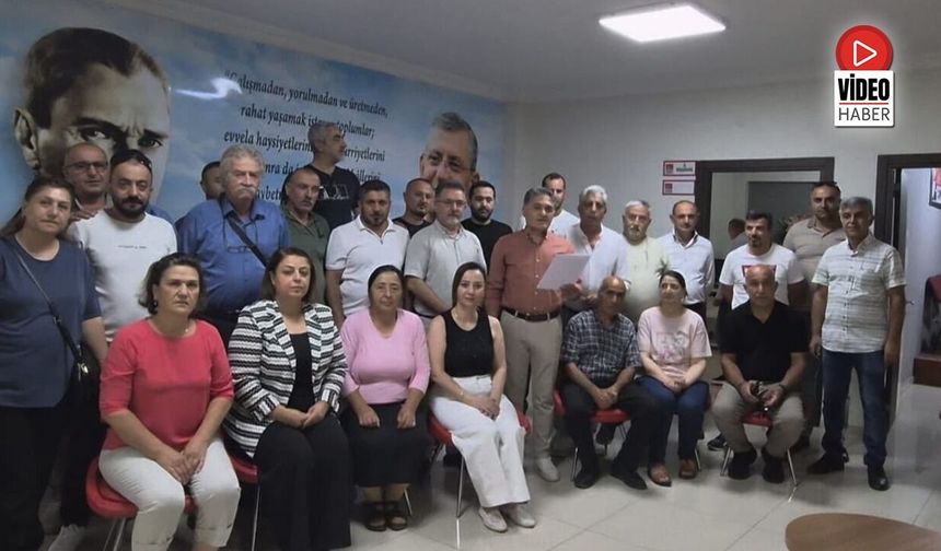CHP Erzincan Teşkilatında Toplu İstifa