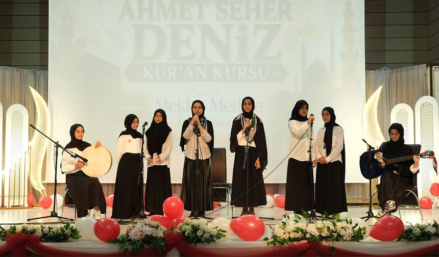 Kur’an Kursu Öğrencileri İlâhî Yarışmasında Buluştu