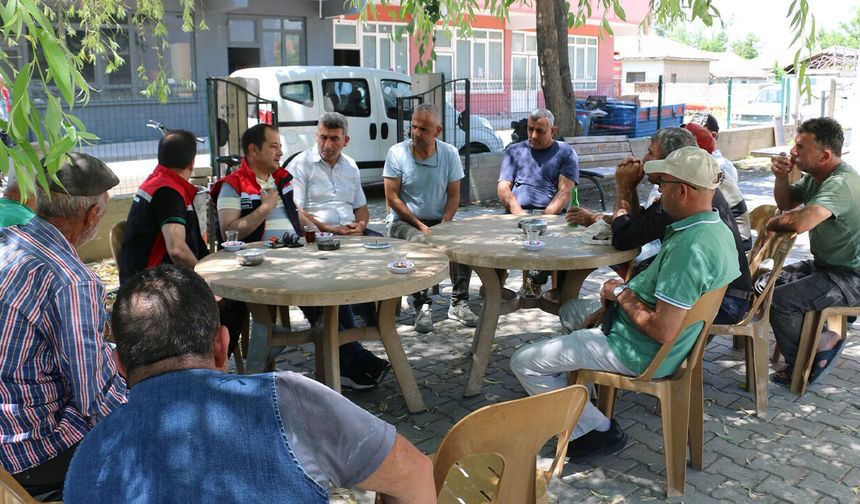 Müdür Koçaker, Uluköy'de Çiftçilerle Buluştu