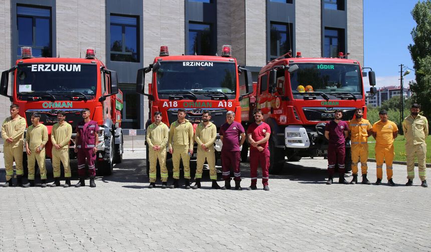 Bolu'daki Orman Yangınlarıyla Mücadeleye Destek
