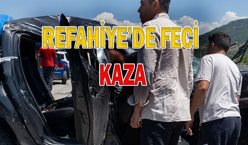 Refahiye'de Feci Kaza: Biri Ağır İki Yaralı