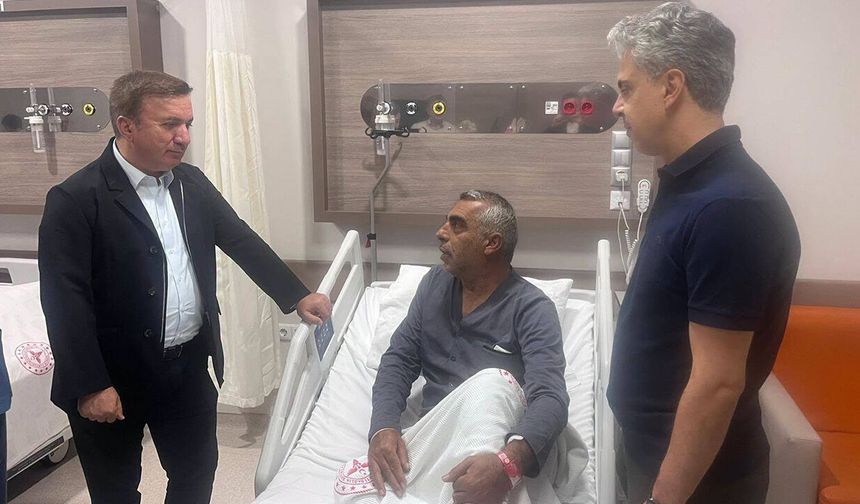 Vali Aydoğdu'dan Geçmiş Olsun Ziyareti