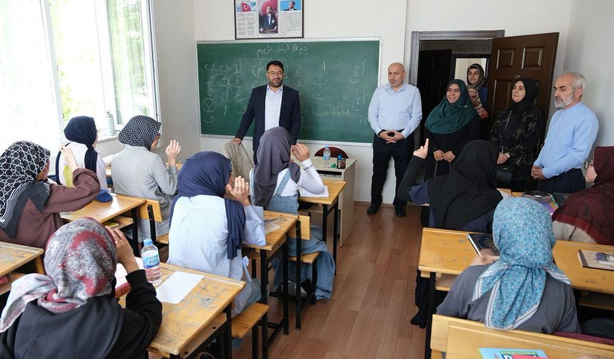 Erzincan'da İlk Kez Yatılı Yaz Kur'an Kursu Uygulaması Başladı