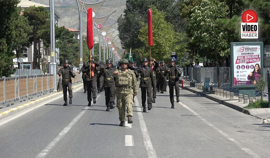 30 Ağustos Zafer Bayramı Töreni İçin Prova Yapıldı
