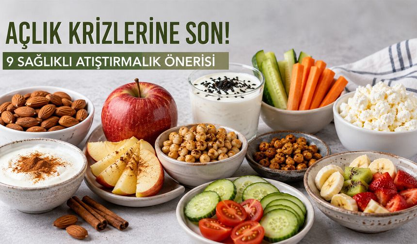 Açlık Krizlerini Bastıran 9 Sağlıklı Atıştırmalık