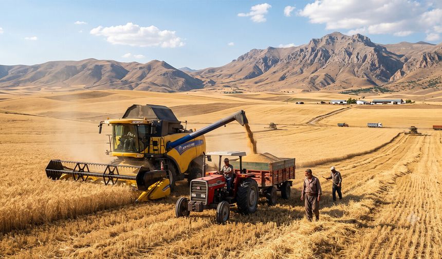 Ağustosla Birlikte Erzincan'da Hasat Mesaisi Başladı