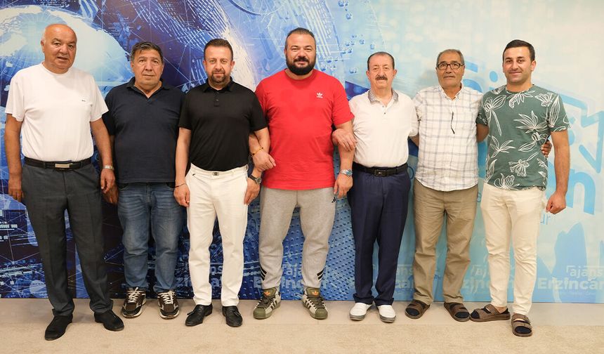 Nihat ve Kaan Alptekin'den Ajans Erzincan'a Ziyaret